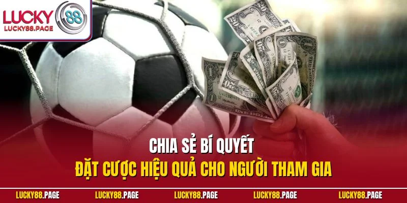 Chia sẻ bí quyết đặt cược hiệu quả cho người tham gia